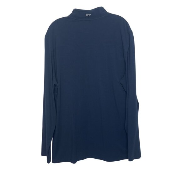 Vineyard Vines Half Zip Pullover Mens XL Blue Pima Cotton - Picture 2 of 7